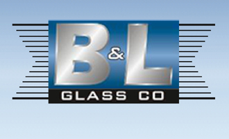 Logo of B&L Glass, Santa Rosa, CA.