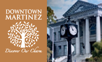 Collage of images from the website of Downtown Martinez & Co.