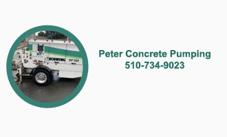 Peter Concrete Pumping in San Pablo, CA.