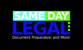Logo of Same Day Legal, Martinez, CA.